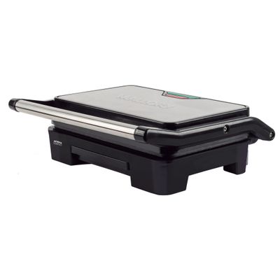 Grill Asteria Compact Mallory Grill multifunção, Luzes indicadoras de funcionamento, Alça com toque-frio e Trava de segurança