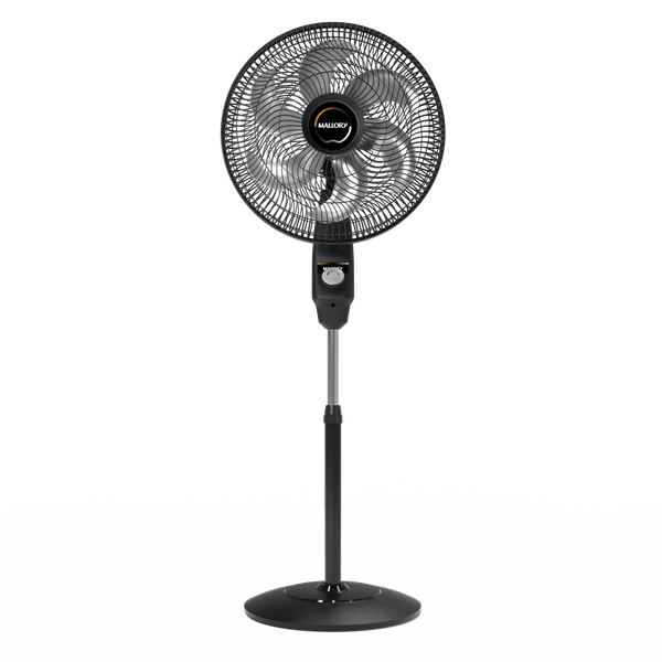 Ventilador de Coluna Mallory EOLO 6 Pás 3 Velocidades, 126W Altura Ajustável 1,12--1,30m - Frescor Potente e Prático Ventilador De Coluna 40Cm Mallory Éolo Pr/Gr 127V