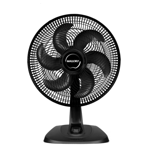Ventilador Mallory Mesa e Parede Turbo Fresh 40cm, 126W, Silencioso, Hélice de 6 pás, Grade Especial em Sistema TS, Máxima Vazão e Mínimo Ruído Ventilador De Mesa 40Cm Mallory Turbo Fresh Pr-Gr 127V